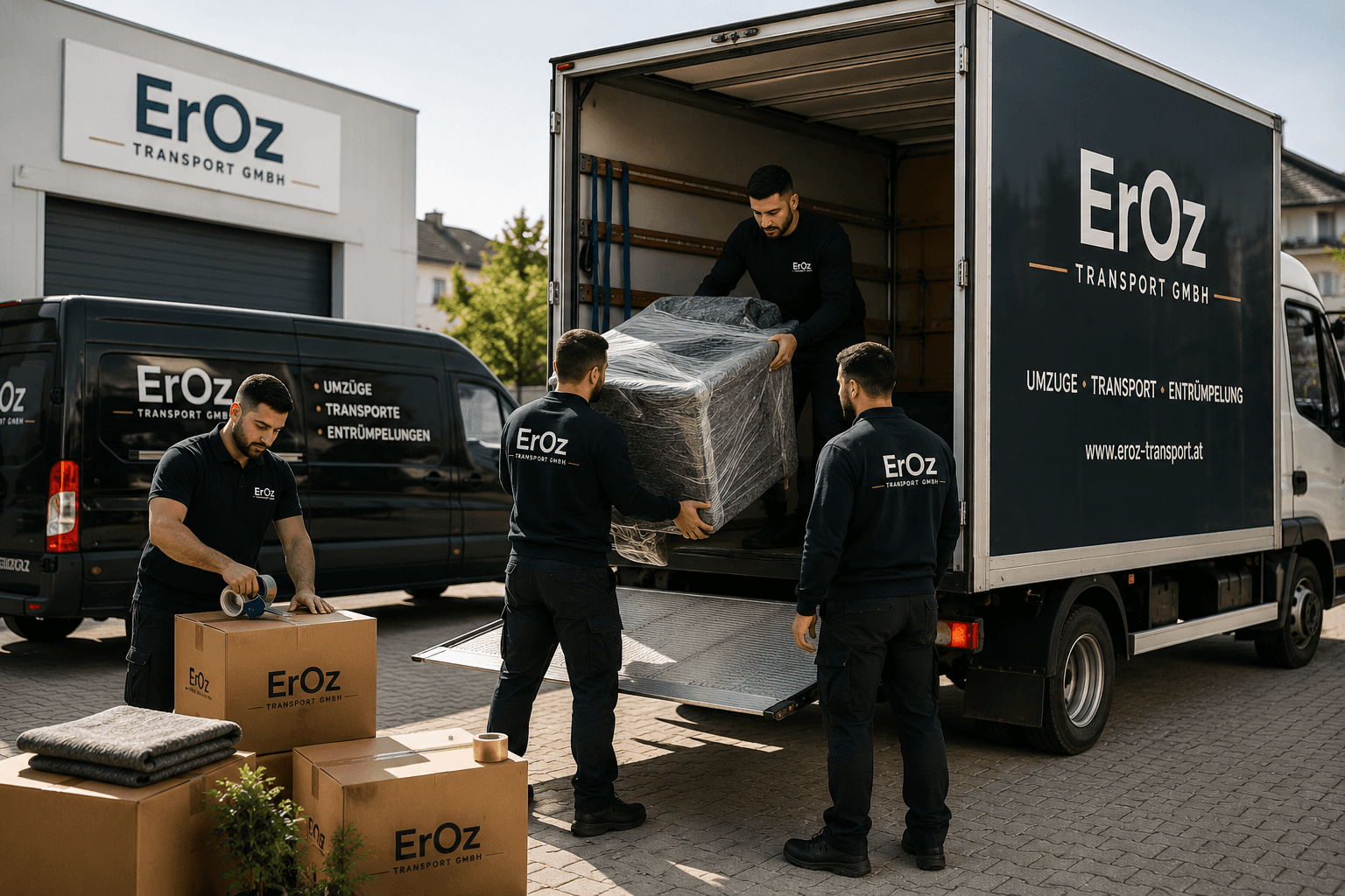 ErOz Transport Team bei einem Umzug